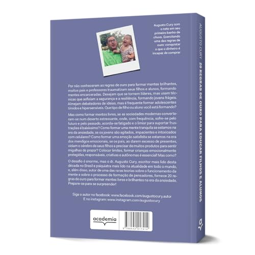 20 regras de ouro para educar filhos e alunos: (Biblioteca Augusto Cury)