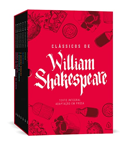 Box Clássicos de William Shakespeare - com 7 marcadores de páginas