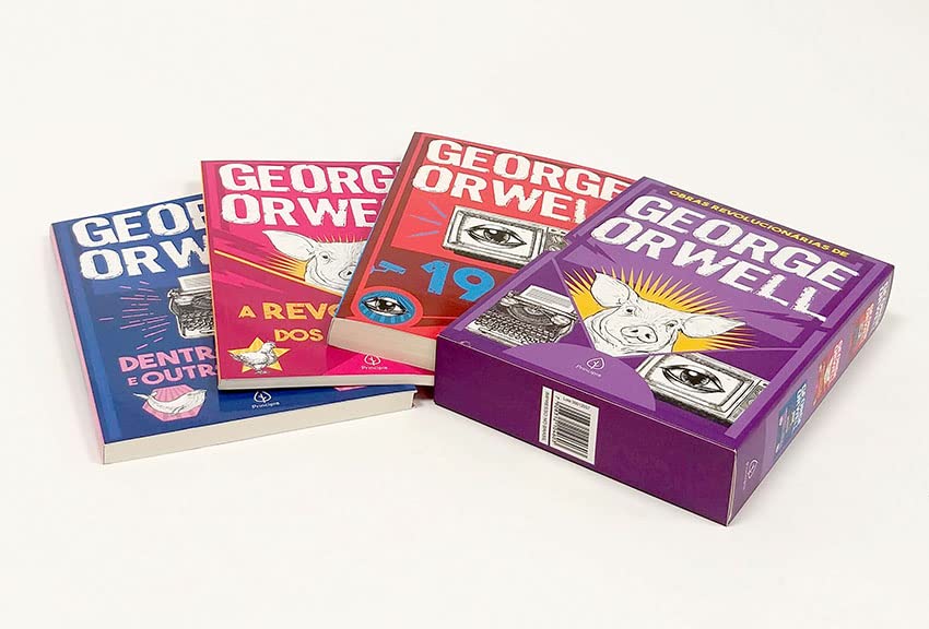As obras revolucionárias de George Orwell - Box com 3 livros
