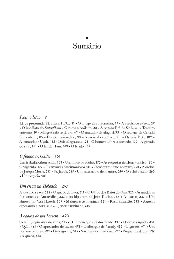 Comissário Maigret - volume 1