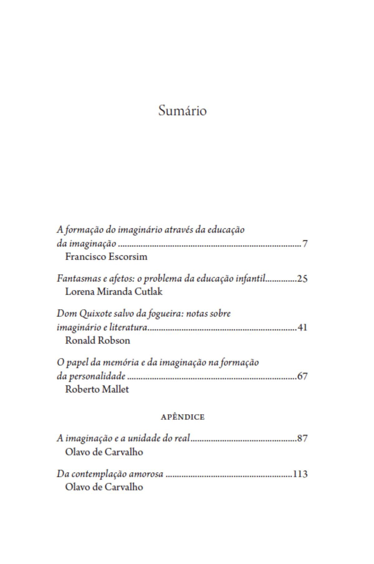 A formação do imaginário