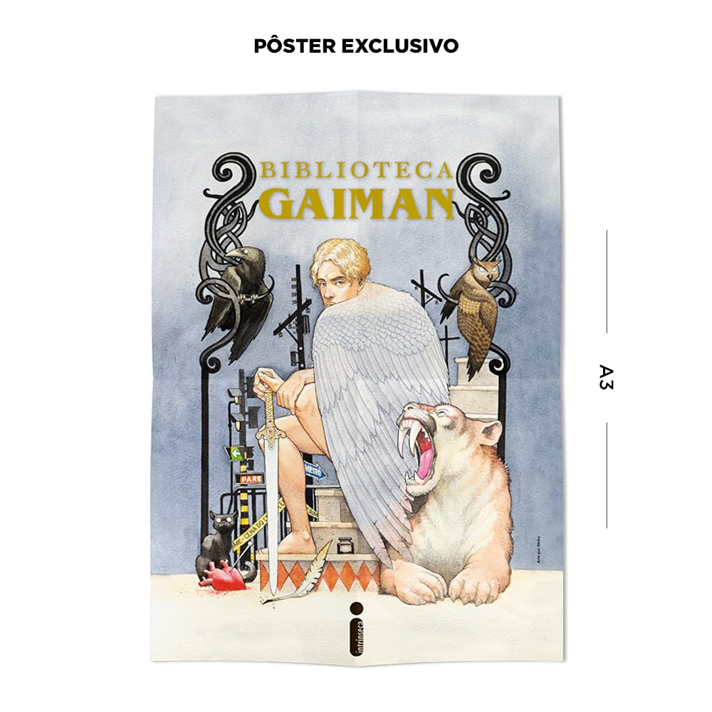 Biblioteca Gaiman - Volume 1 - Acompanha Kit de Marcadores e Pôster Exclusivo. Capa dura