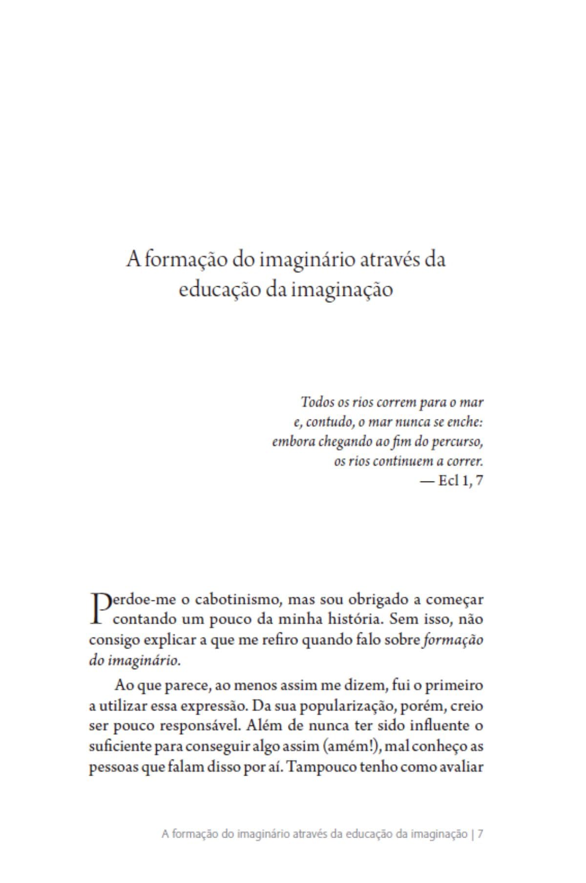 A formação do imaginário