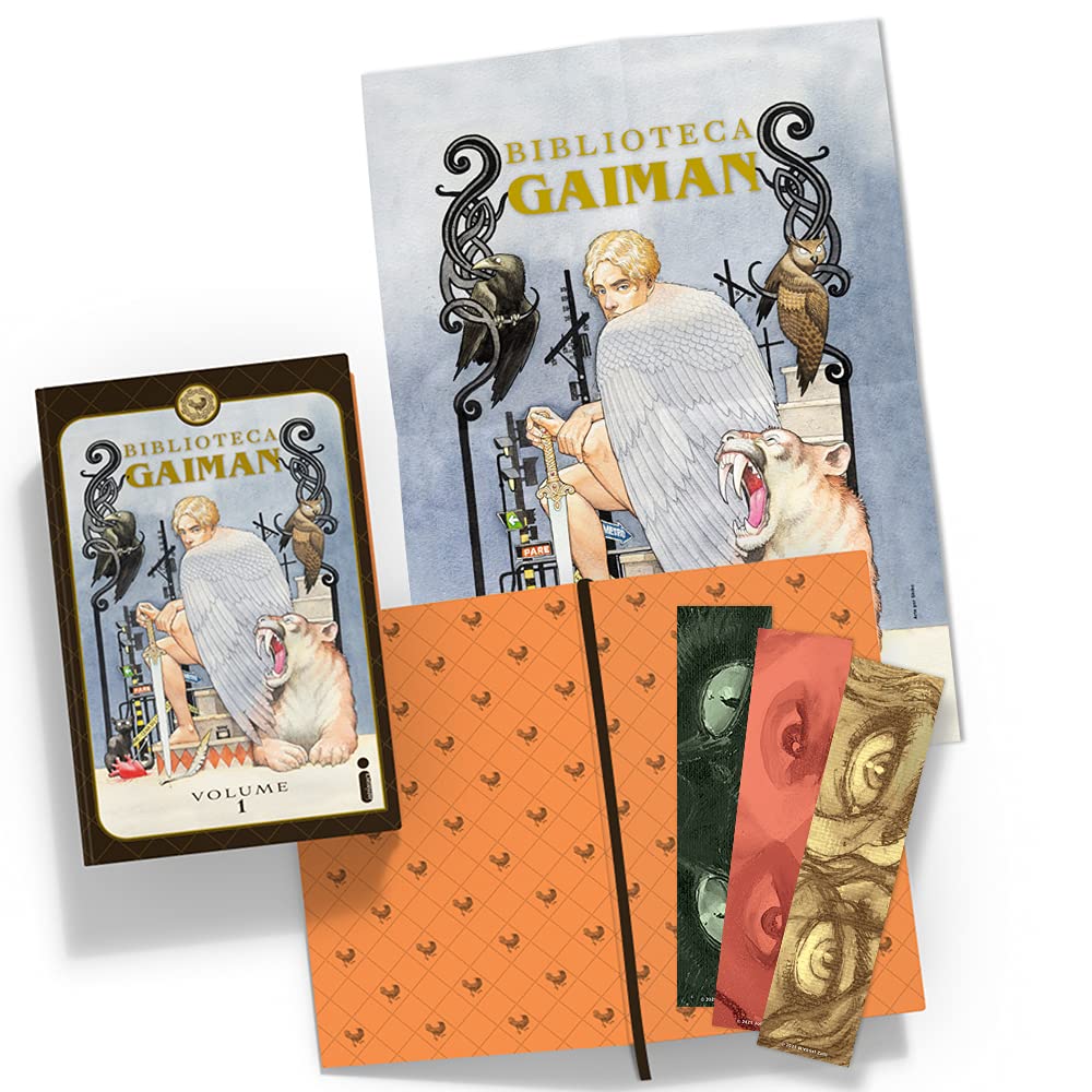 Biblioteca Gaiman - Volume 1 - Acompanha Kit de Marcadores e Pôster Exclusivo. Capa dura