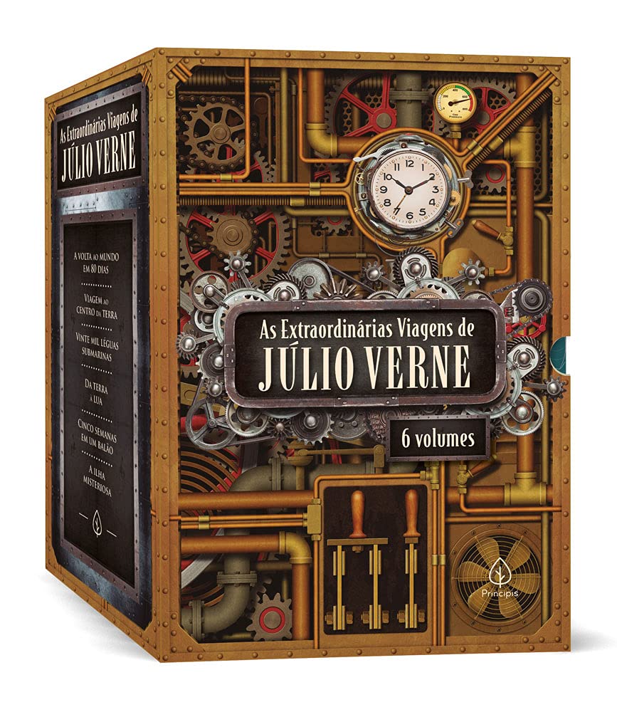 As extraordinárias viagens de Júlio Verne - Box com 6 livros