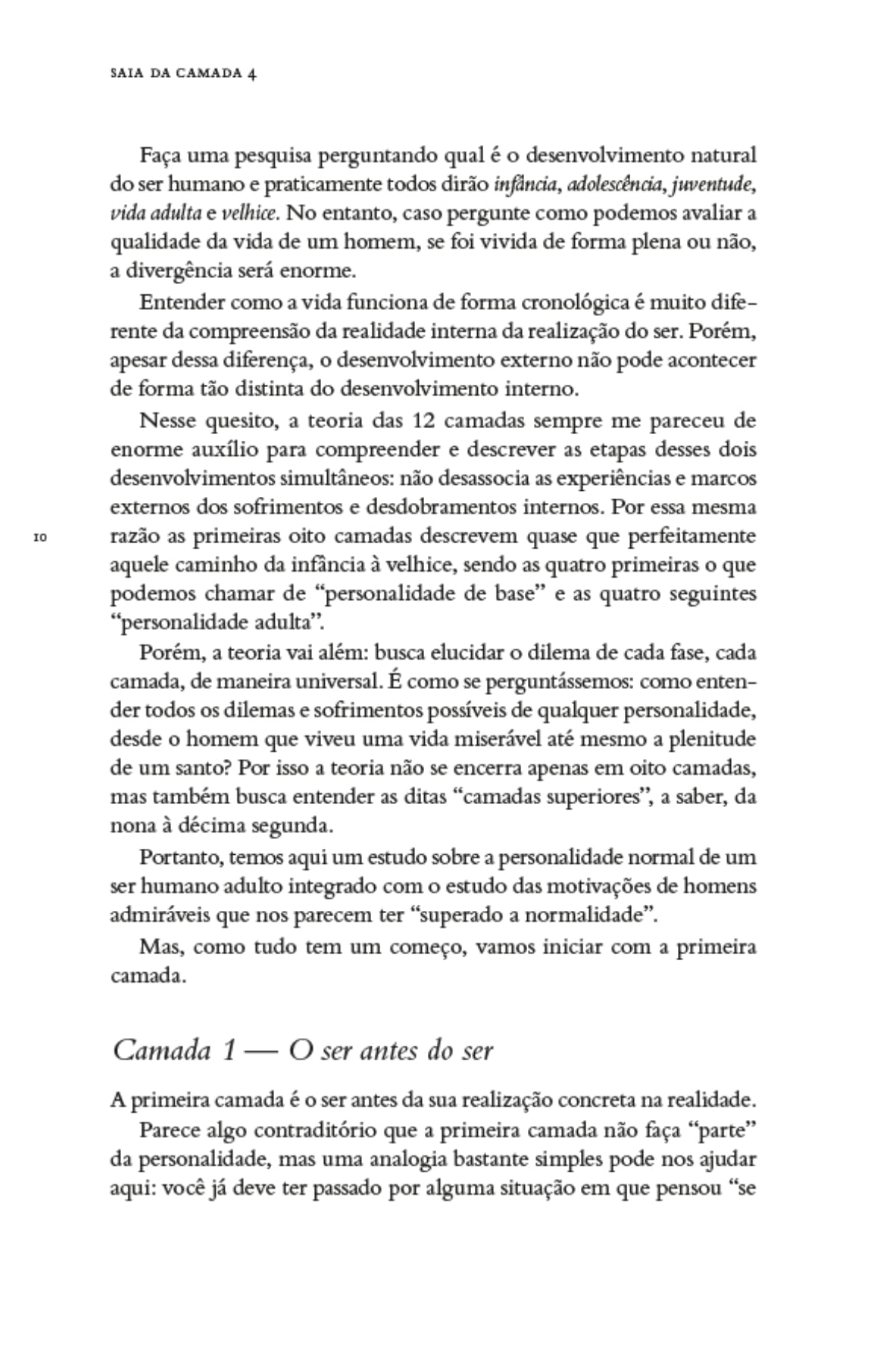 Saia da camada 4: Um guia para entender a teoria das 12 camadas da personalidade de Olavo de Carvalho