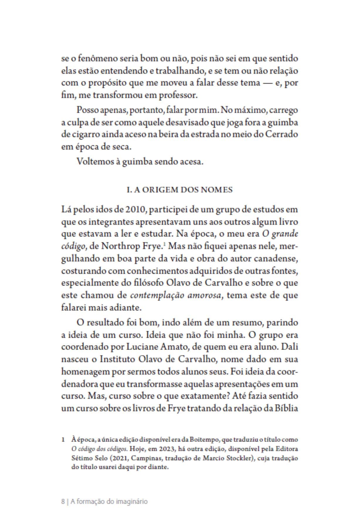 A formação do imaginário