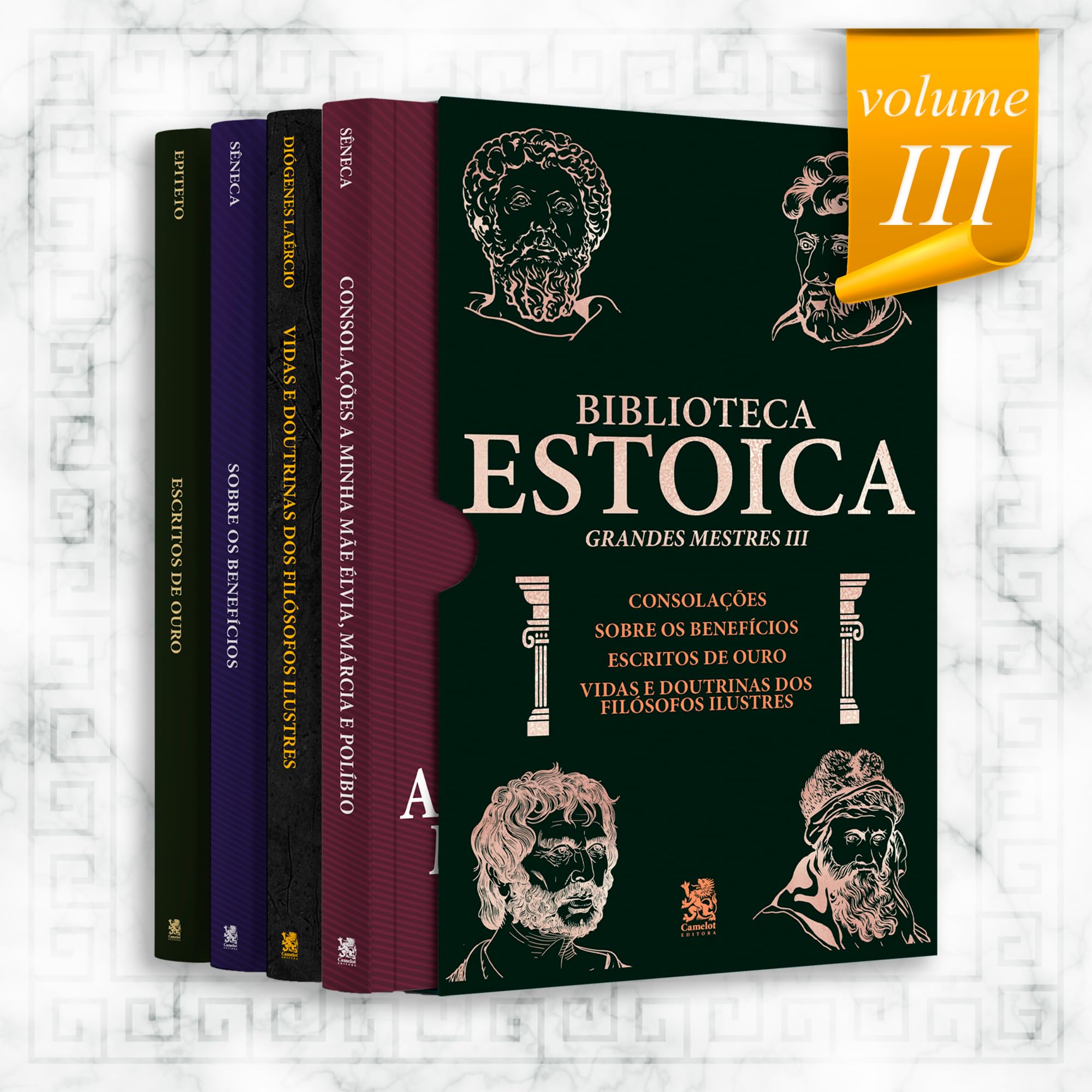 Biblioteca Estoica: Grandes Mestres Volume III - Box com 4 Livros