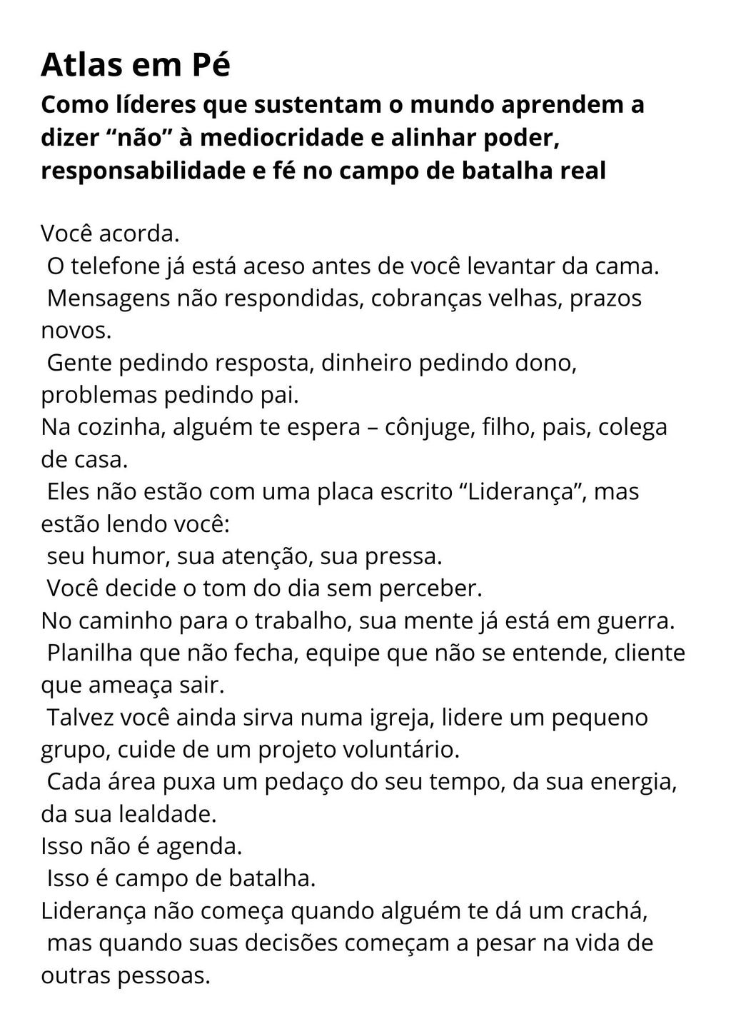 Atlas em Pé